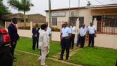 EXCELENTÍSSIMA  PRESIDENTE DA AT VISITA O POSTO DE COBRANÇA DE BOANE